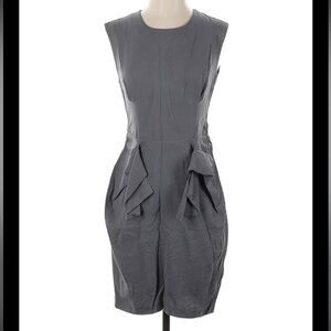 Anthropologie HD in Paris Gray Hilda Sleeveless Dress